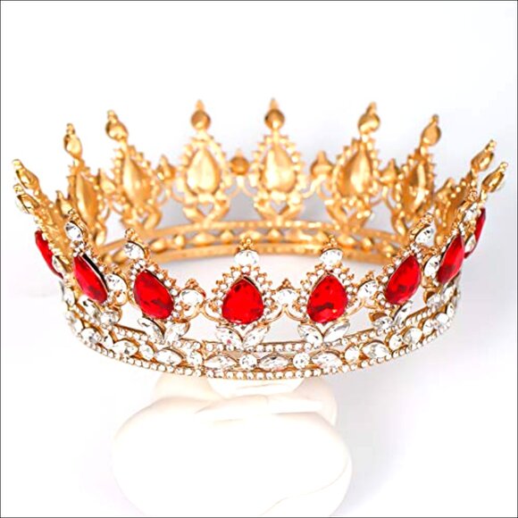 Rhinestone Crystal Wedding Tiara Headband for Bridal Party Costume main image 6
